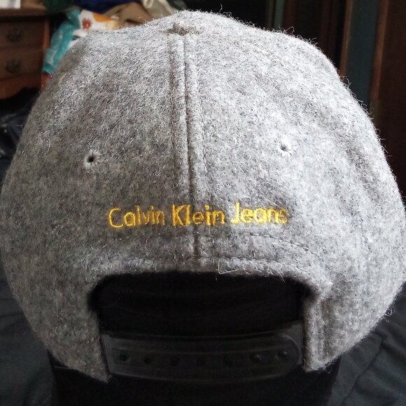 Vintage Calvin Klein Jeans Snap Hat Cap Wool - Picture 4 of 8